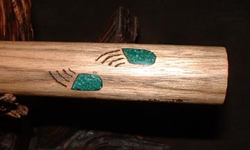 Malachite Bear Claw inlay